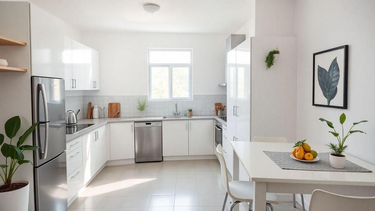 Cozinha com balcão Cozinha com balcão